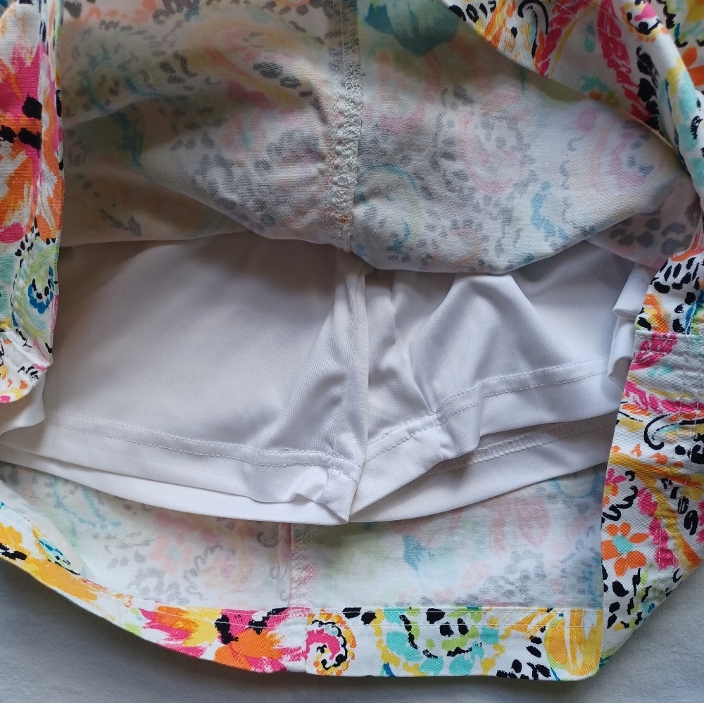 Christopher & Banks Floral Skort Skirt Size 4 - Picture 6 of 10